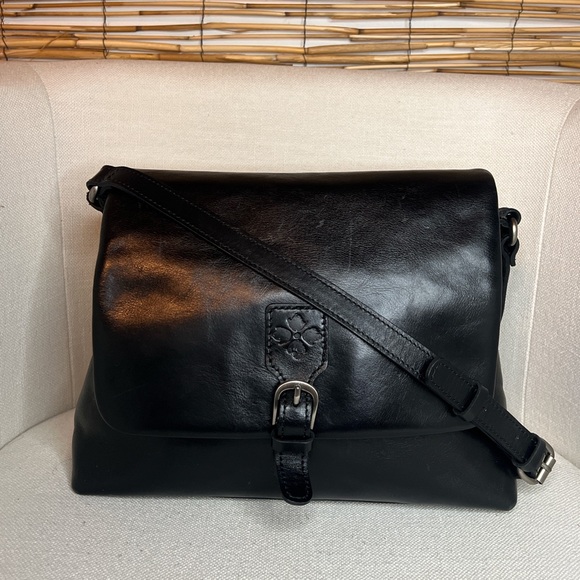 Patricia Nash Black Leather Bag